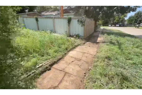 Cleaned/mowed yard photo