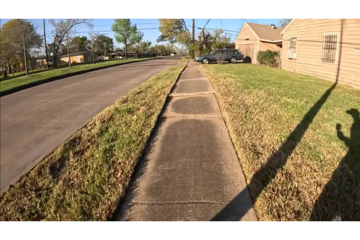 Clean residential lawn after professional mowing and maintenance in Roanoke VA
